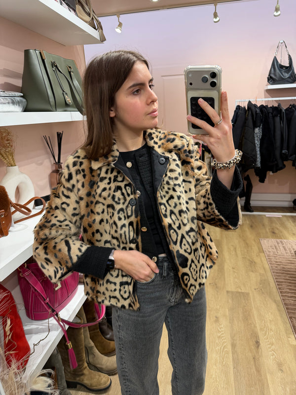 Veste courte Max Mara fourrure T.36 29/10