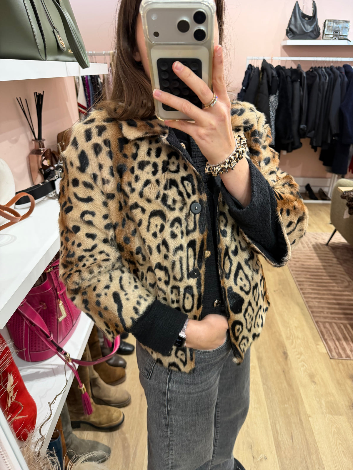 Veste courte Max Mara fourrure T.36 29/10