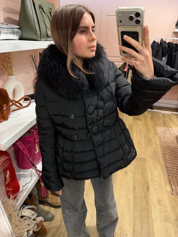 Doudoune noire Moncler T.36 29/10