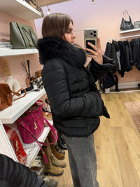 Doudoune noire Moncler T.36 29/10