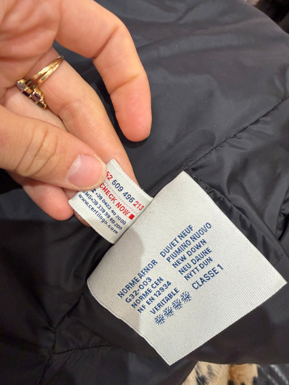 Doudoune noire Moncler T.36 29/10