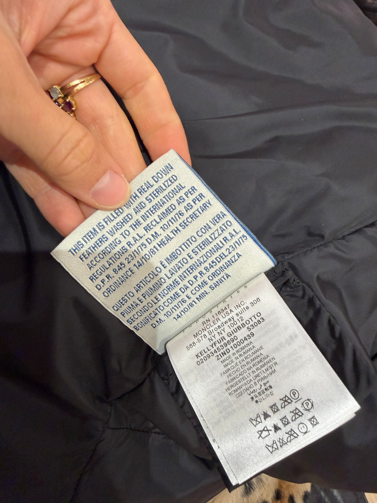 Doudoune noire Moncler T.36 29/10