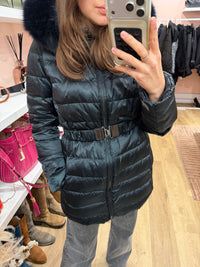Doudoune Max Mara bleu marine T.38/40 réversible 29/10