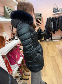 Doudoune Max Mara bleu marine T.38/40 réversible 29/10