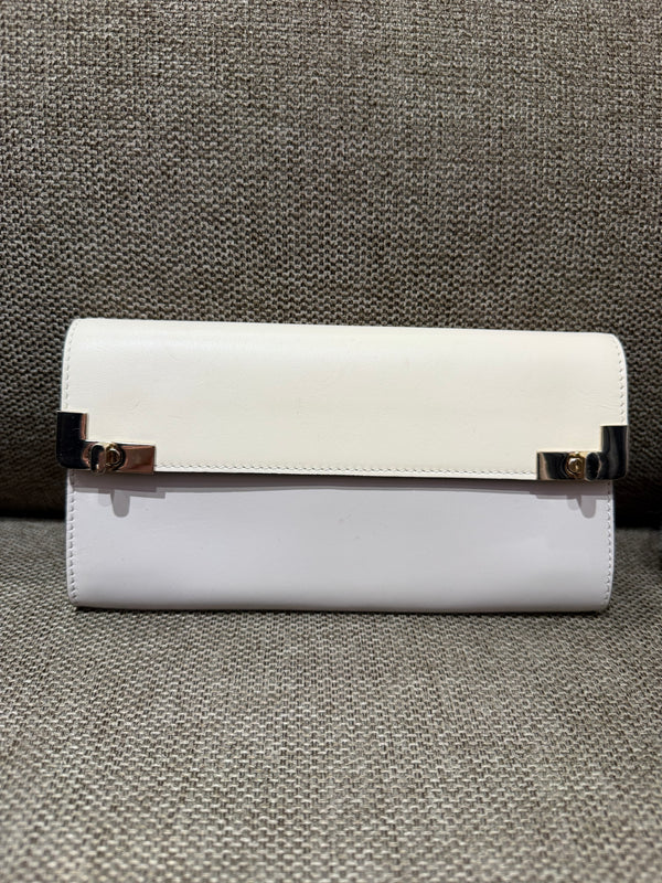 Portefeuille Lancel beige et kaki — pochon 29/10