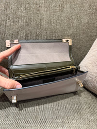 Portefeuille Lancel beige et kaki — pochon 29/10