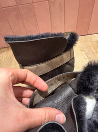 Bottines taupe - Santoni - T.38 30/10