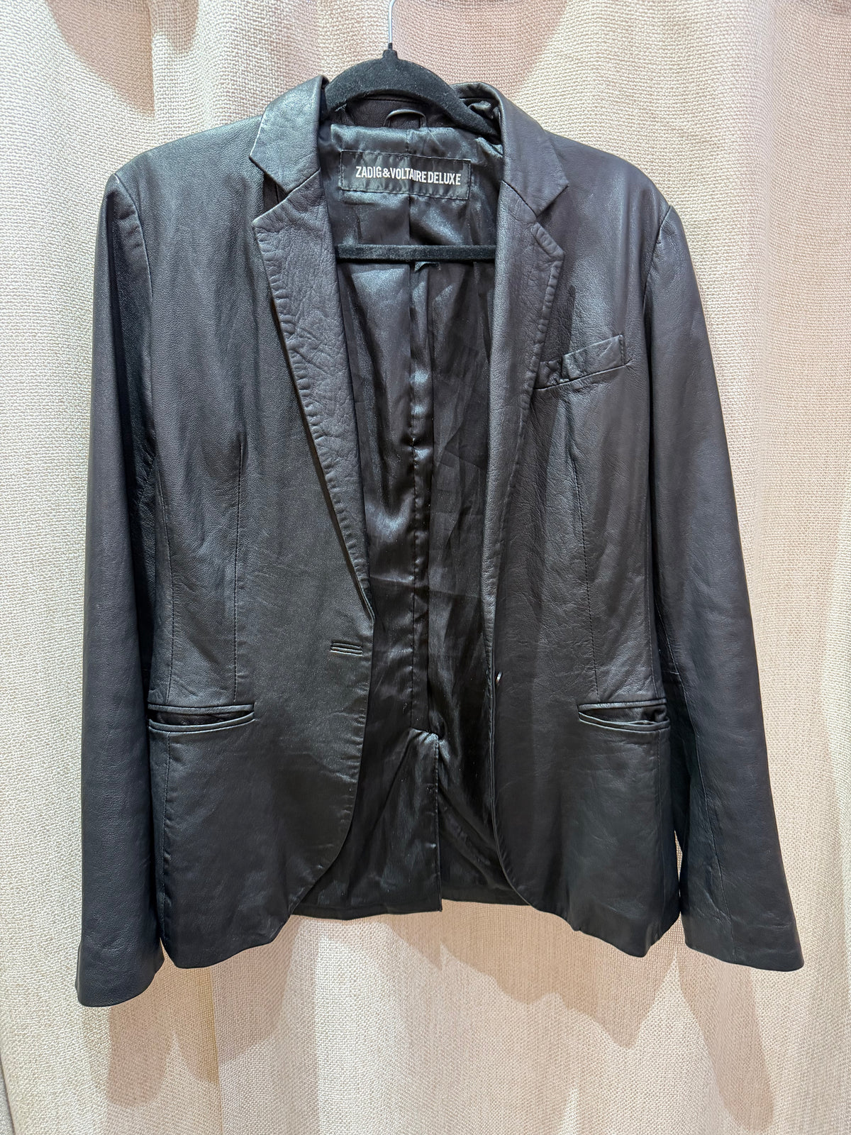 Blazer en cuir T.L Zadig & voltaire 30/10