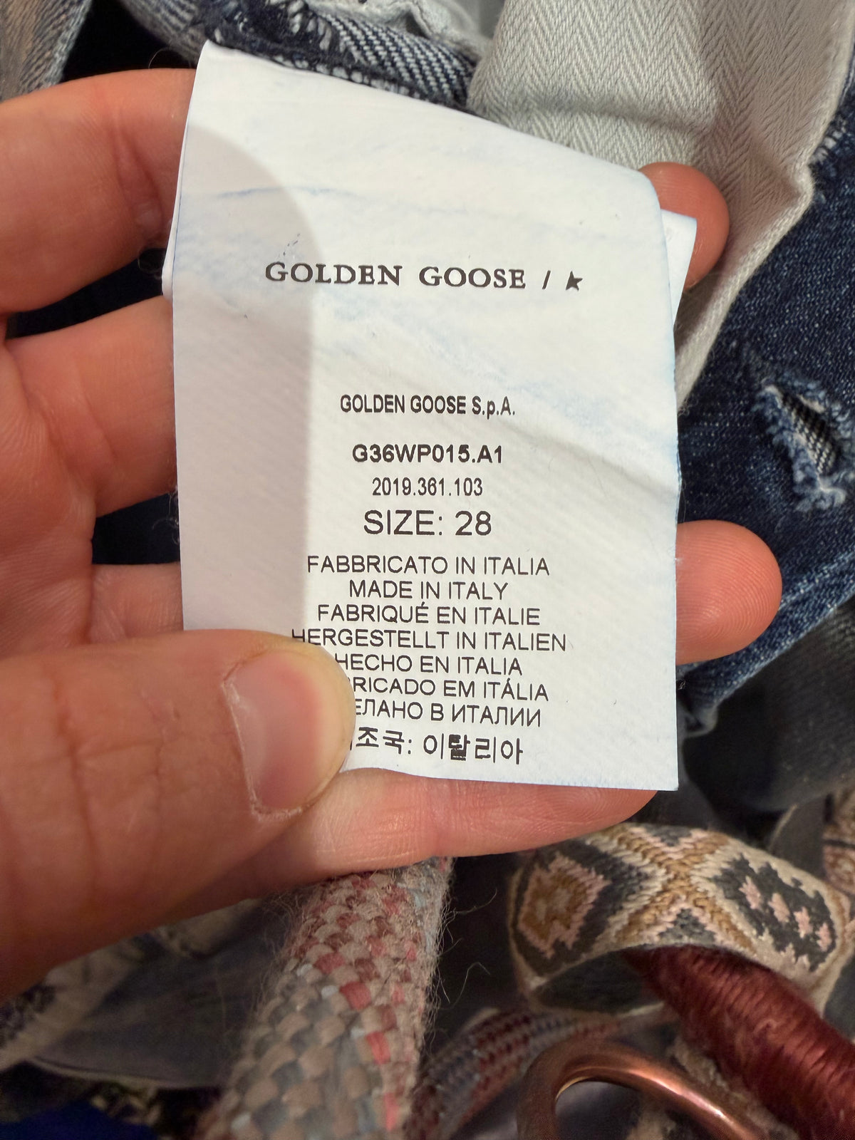 Jean Golden Goose T.38 30/10